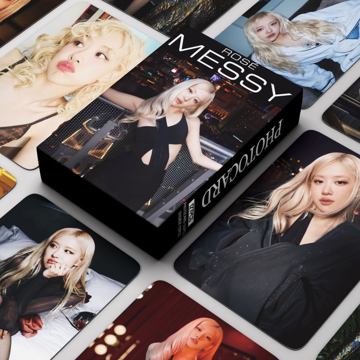 [PRE-ORDER] BLACKPINK ROSE 'Messy' lomocards (127pcs)