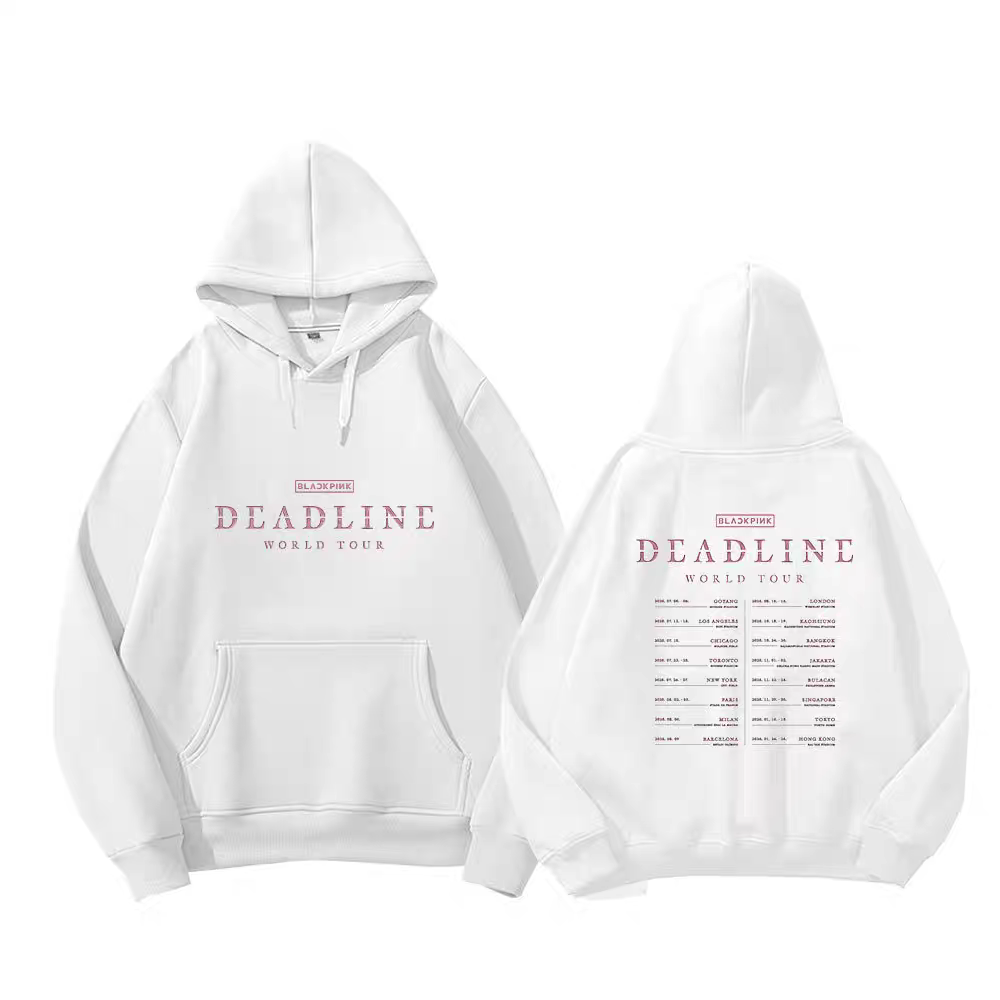 [PRE-ORDER] BLACKPINK 'Deadline' 2025 World Tour Hoodies