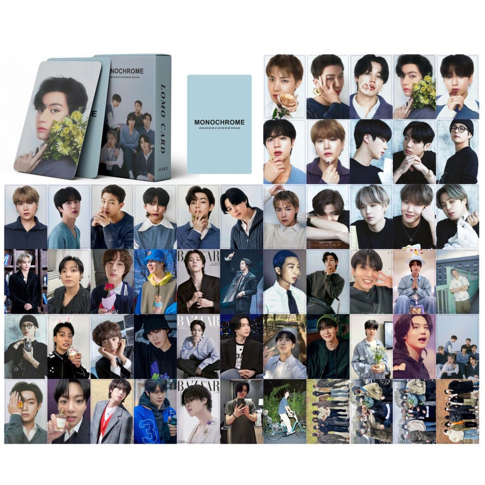 [BULK PRE-ORDER] Set of 5 ALL BOY GROUPS Lomocard Packs (55pc)