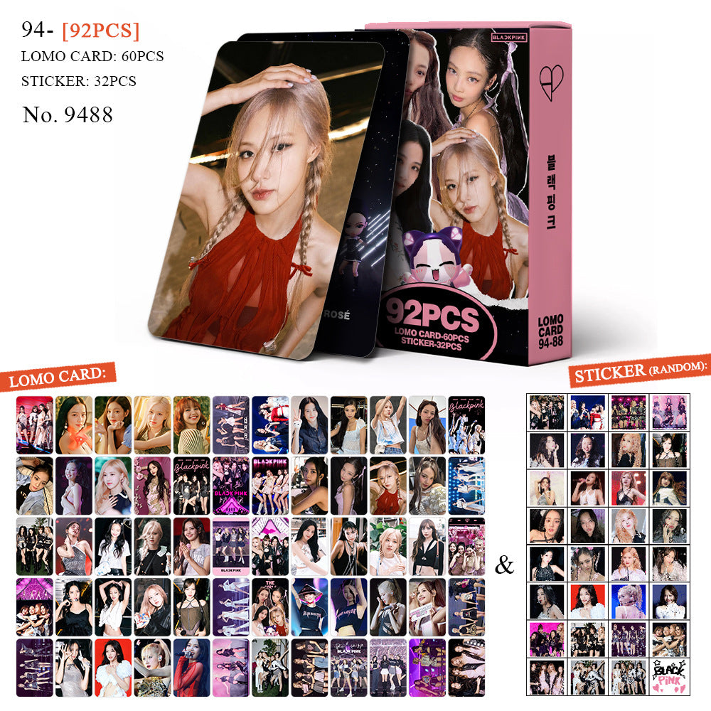 [BULK PRE-ORDER] Set of 5 ALL GIRL GROUPS Lomocard Packs (92pc)
