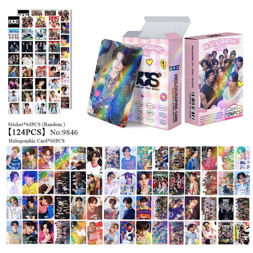 [BULK PRE-ORDER] Set of 5 ALL BOY GROUPS Lomocard Packs (124pc)