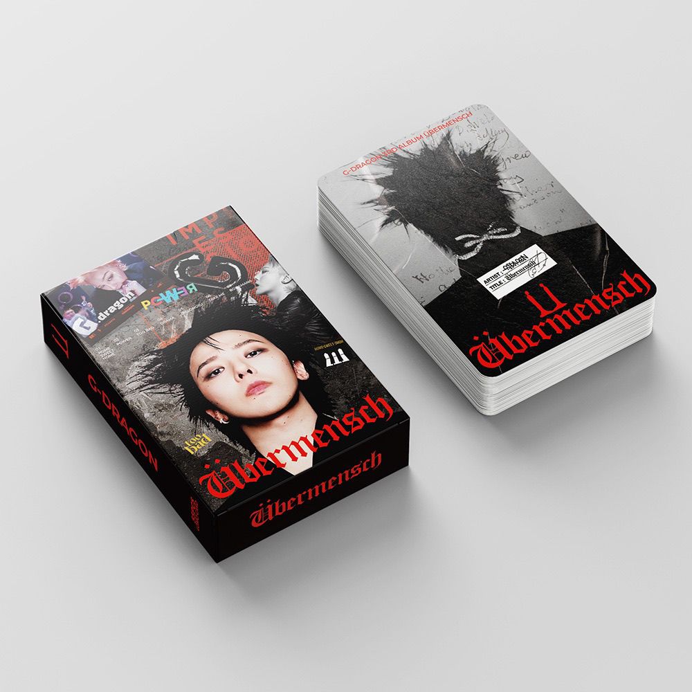 [PRE-ORDER] G-DRAGON Übermensch ver.1 lomocards (55pcs)
