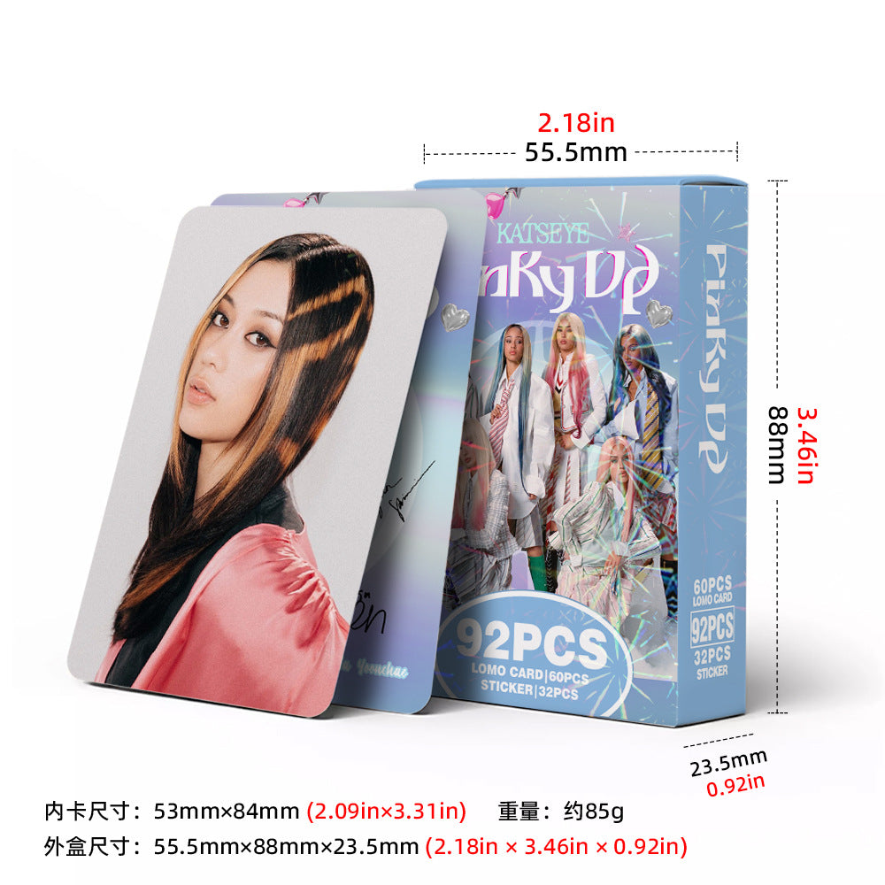 [Në Gjendje] KATSEYE 'Pinky Up' ver.2 lomocards (92pcs)