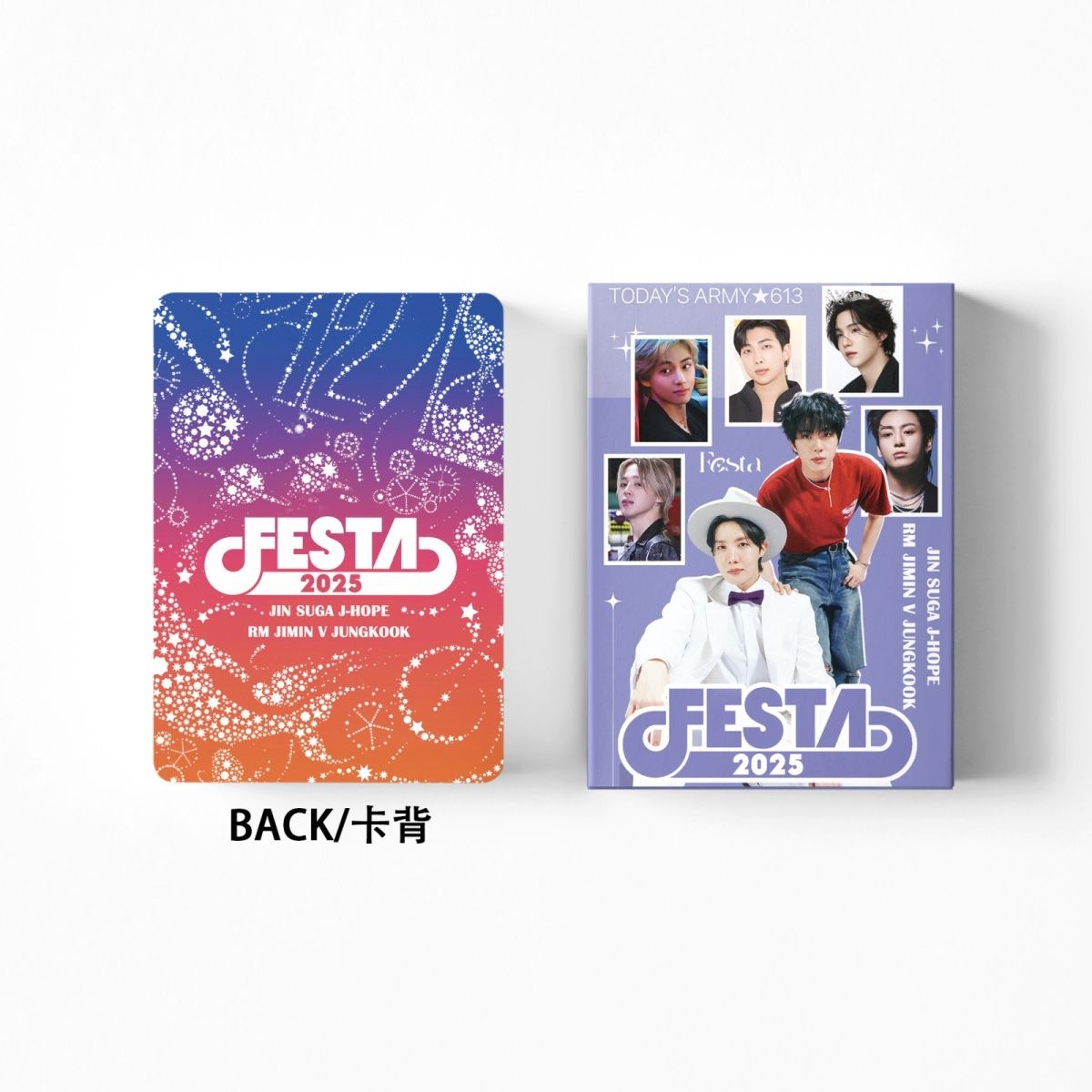 [PRE-ORDER] BTS '2025 FESTA' lomocards (55pcs)