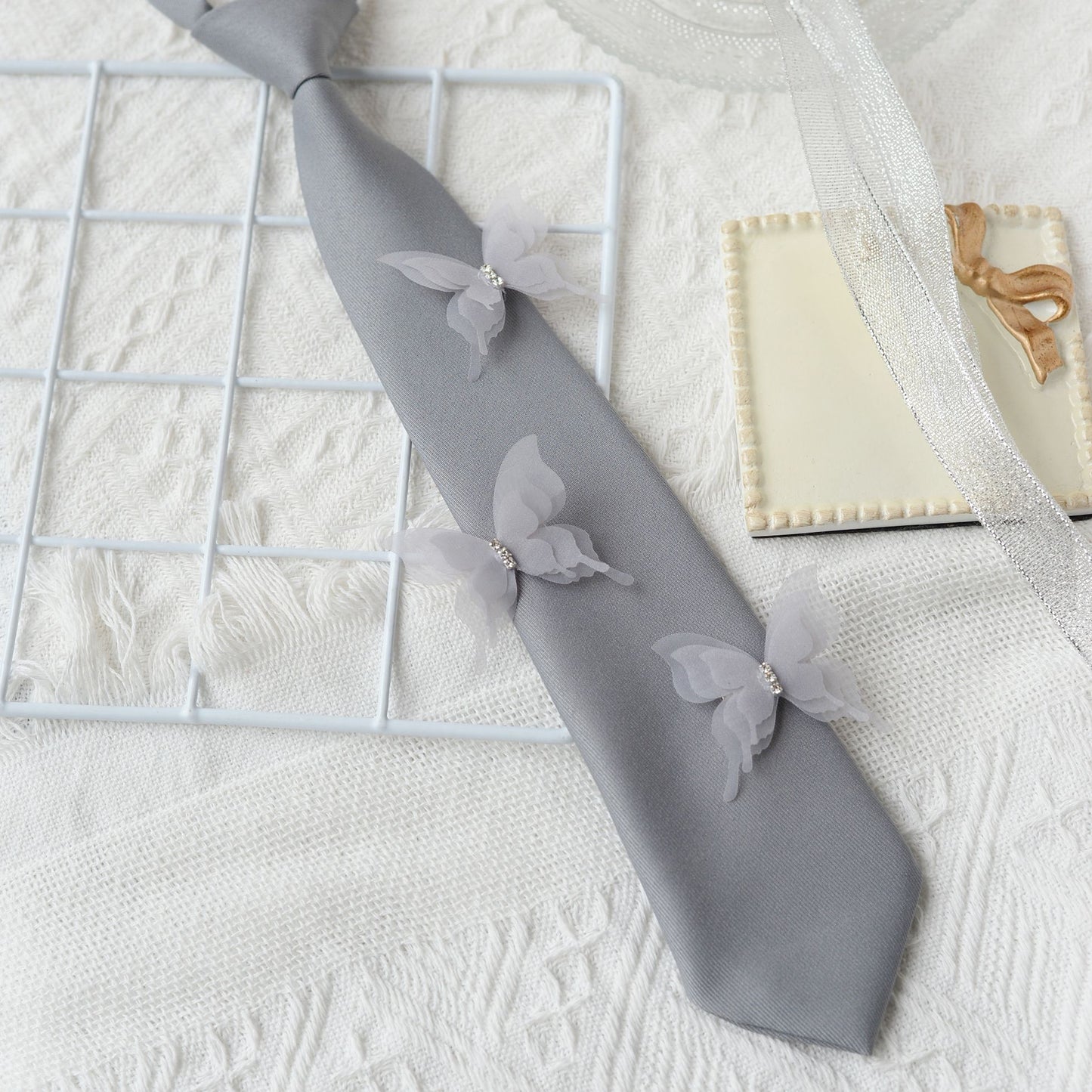 [PRE-ORDER] Korean Style Cute Butterfly Lace Bows for Women