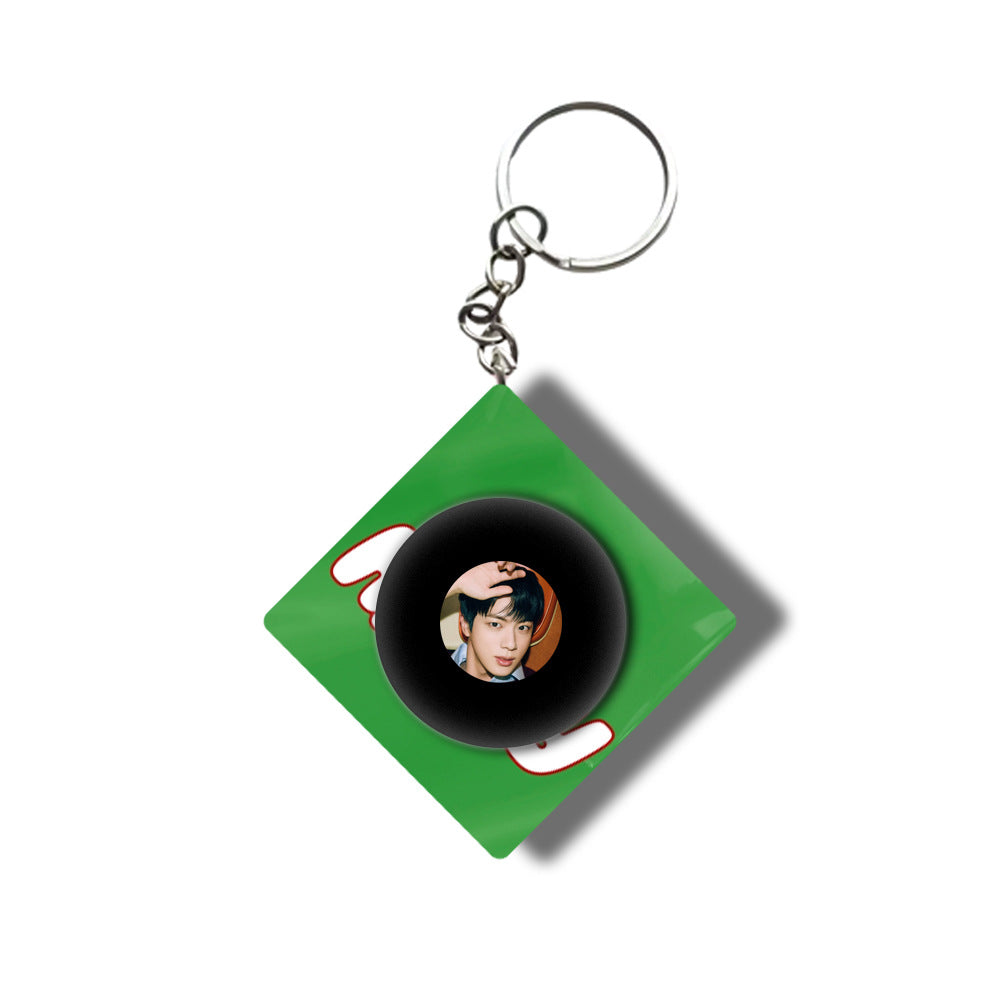 [PRE-ORDER] BTS Solo Album Rotating CD Acrylic Keychain Pendant