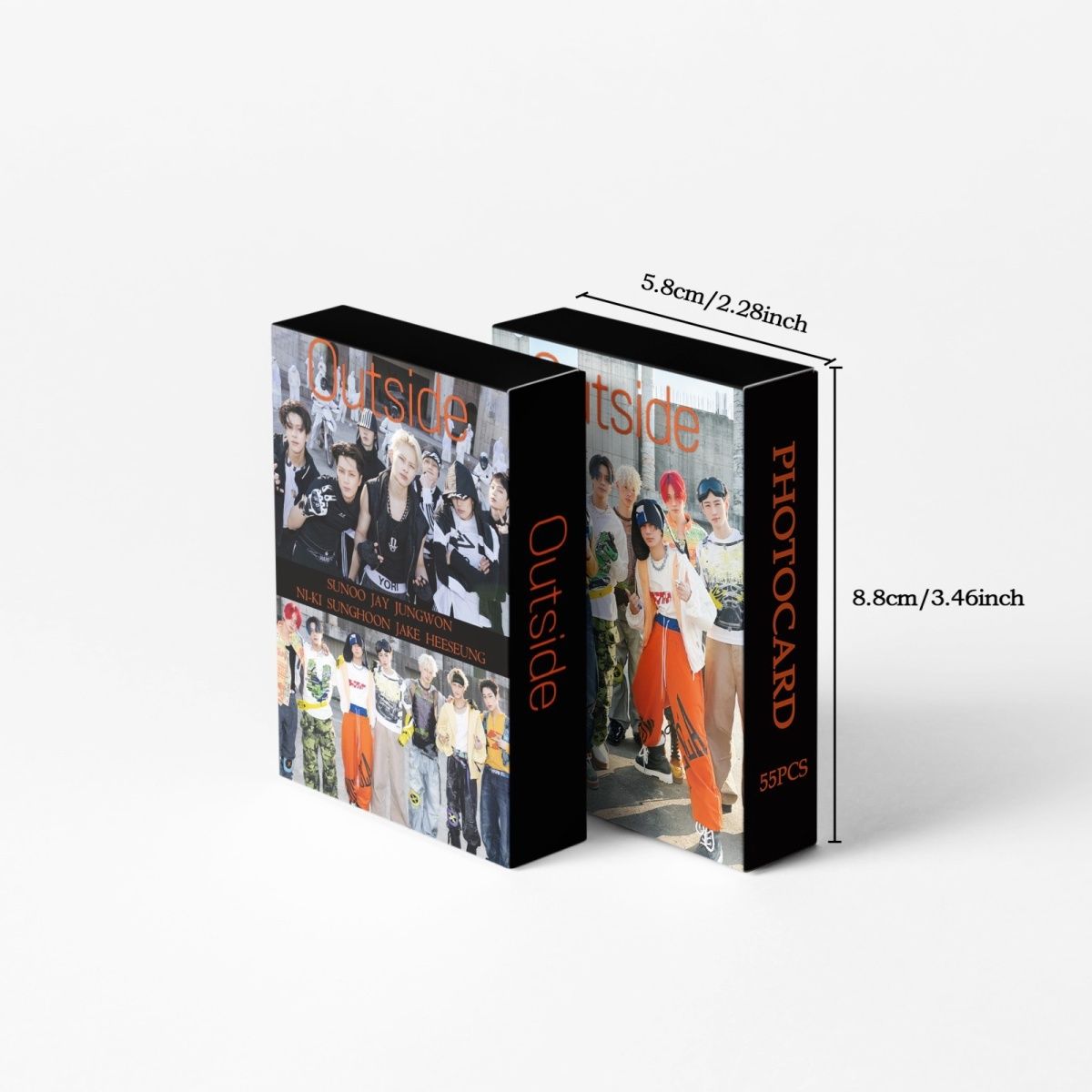 [Në Gjendje] ENHYPEN 'Outside' lomocards (55pcs)
