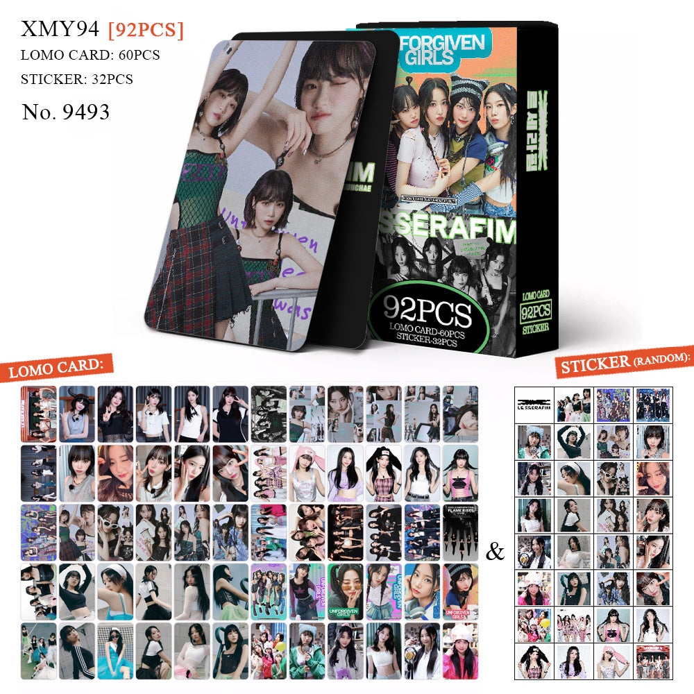[BULK PRE-ORDER] Set of 5 ALL GIRL GROUPS Lomocard Packs (92pc)
