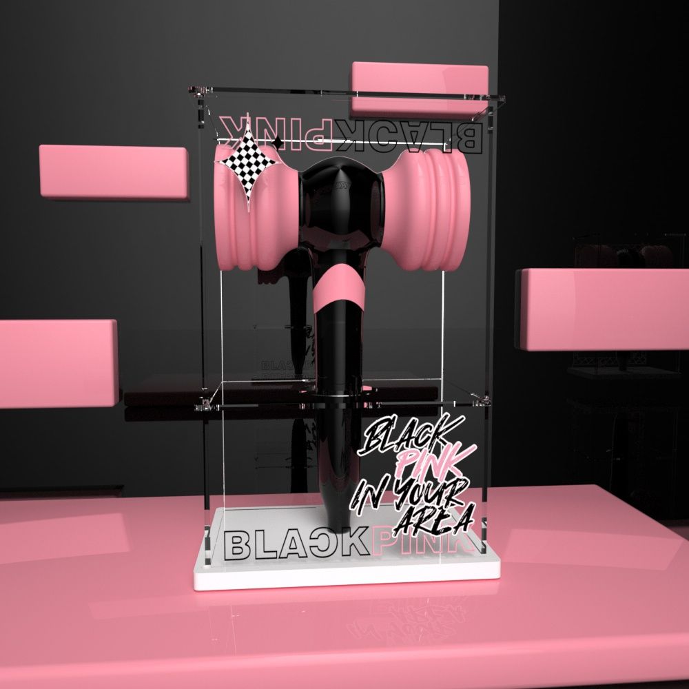 [PRE-ORDER] BLACKPINK Cute Lightstick Display BOX (Acrylic Box Only)