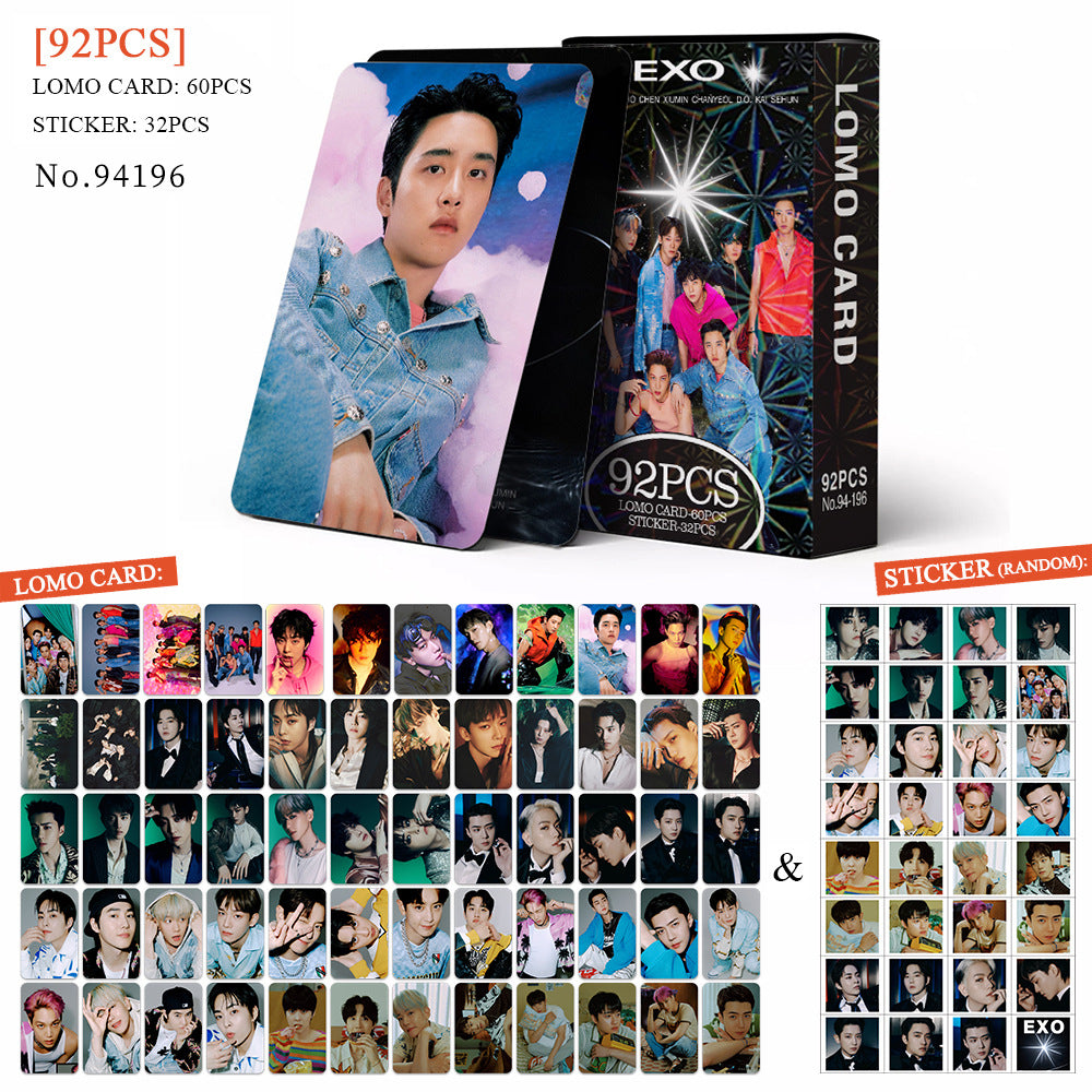 [BULK PRE-ORDER] Set of 5 From ALL BOY GROUPS Lomocard Packs (92pc)