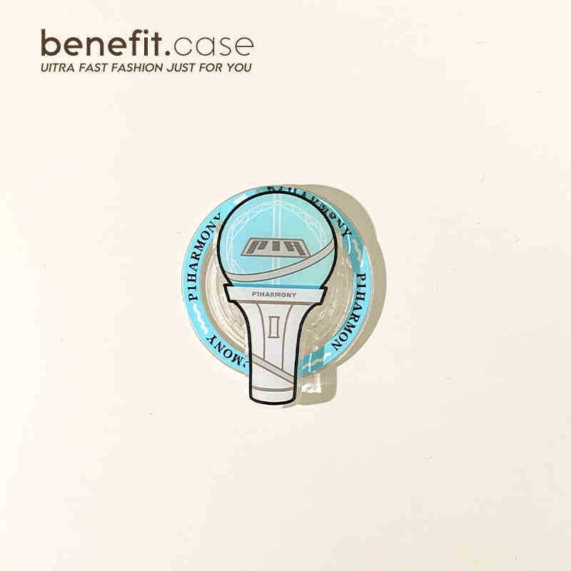 [PRE-ORDER] K-pop Groups Lightstick Acrylic Phone Grip Tok (magnetic suction bracket)