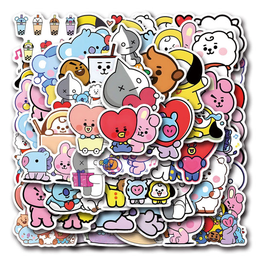 [PRE-ORDER] BT21 stickers SET ver.2 (55pcs)