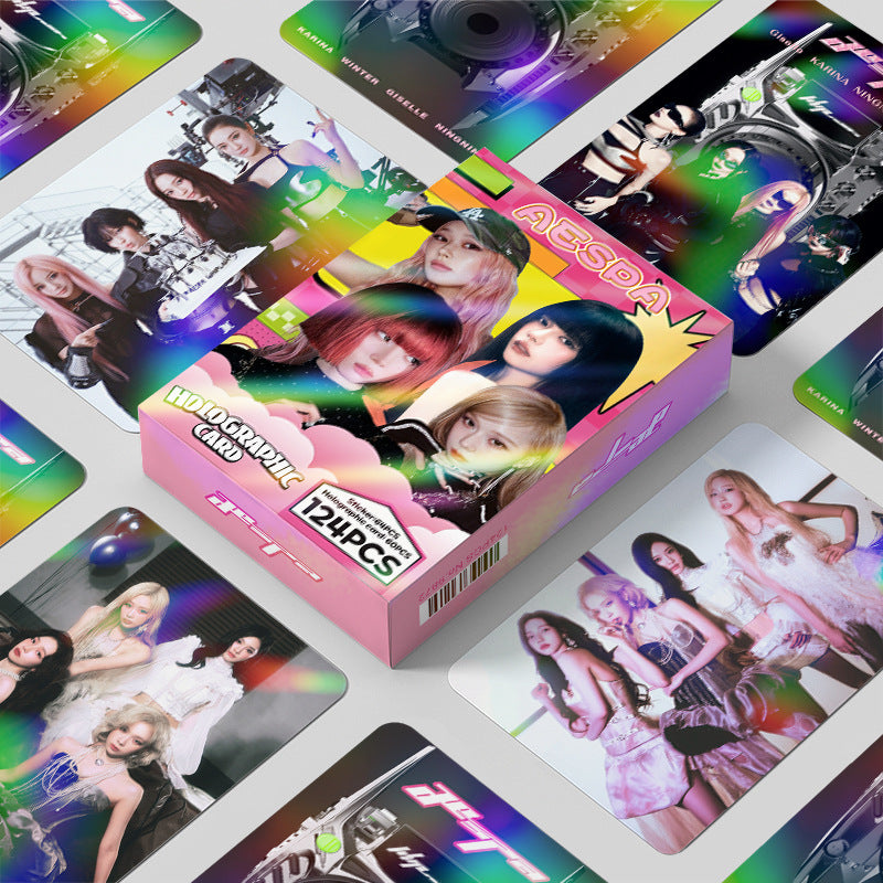 [PRE-ORDER] AESPA holographic lomocards (124pcs)