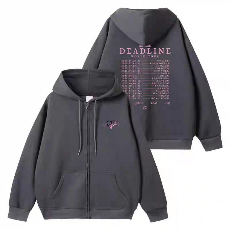 [PRE-ORDER] BLACKPINK 'Deadline' 2025 World Tour Hoodies