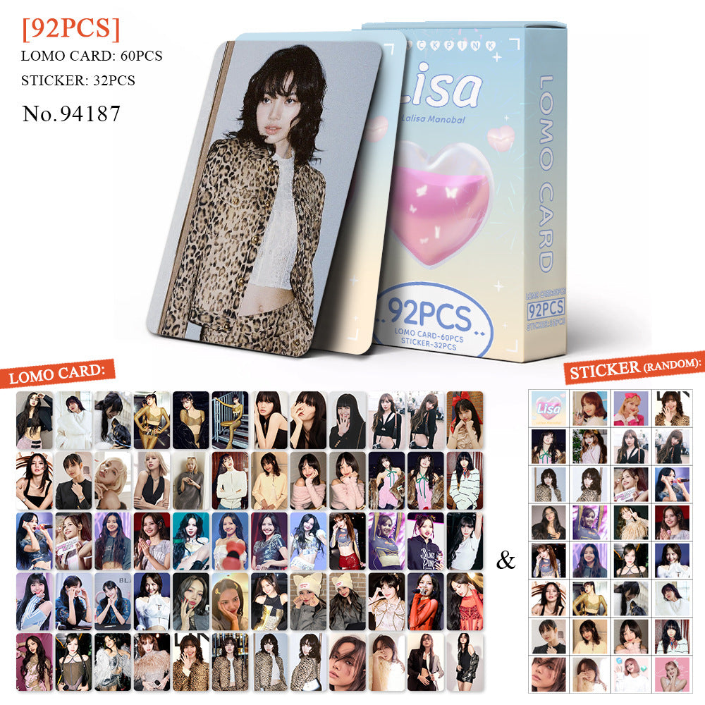 [BULK PRE-ORDER] Set of 5 ALL GIRL GROUPS Lomocard Packs (92pc)