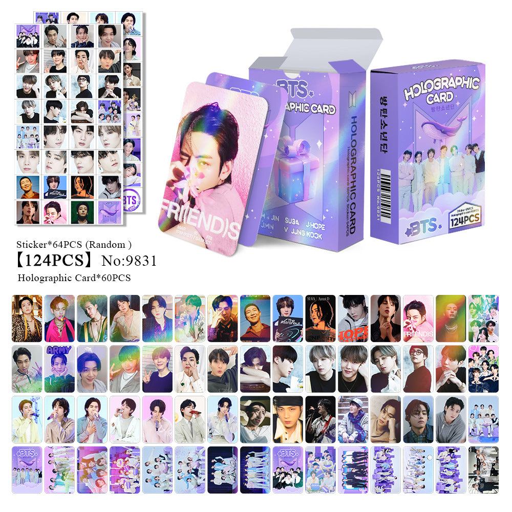 [BULK PRE-ORDER] Set of 5 ALL BOY GROUPS Lomocard Packs (124pc)