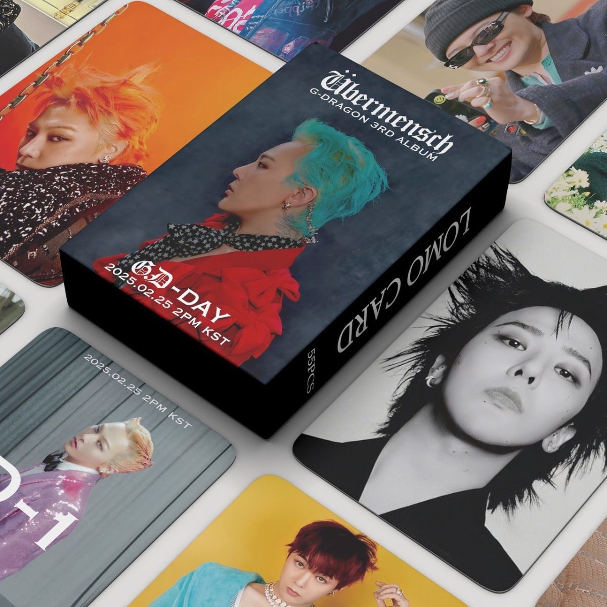 [PRE-ORDER] G-DRAGON Übermensch ver.2 lomocards (55pcs)