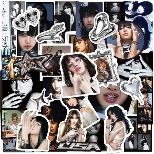 [PRE-ORDER] BLACKPINK LISA 'Rockstar' Sticker Set (50pcs)