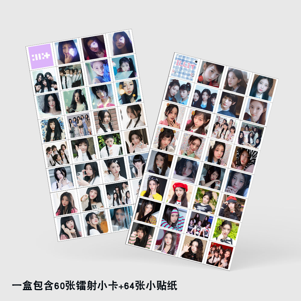 [PRE-ORDER] ILLIT holographic lomocards (124pcs)