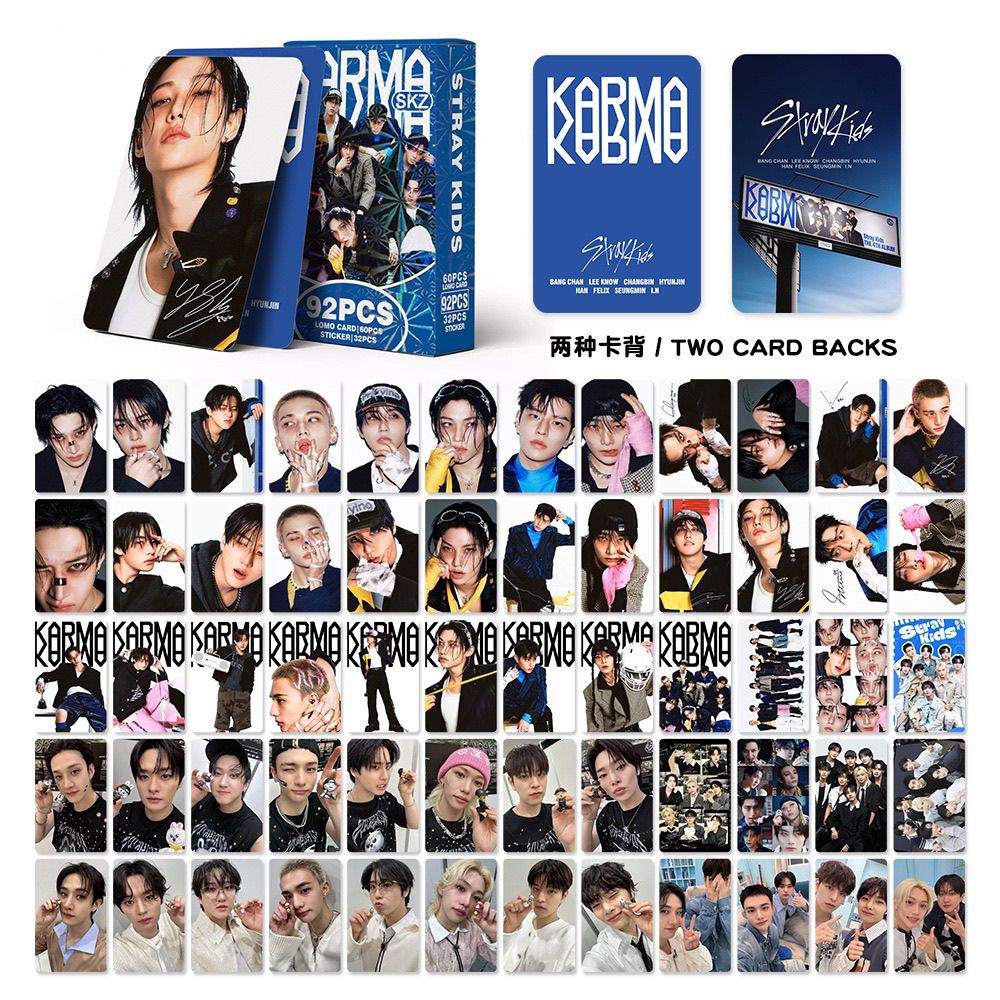 [Në Gjendje] STRAY KIDS 'KARMA' ver. 1 lomocards (92pcs)