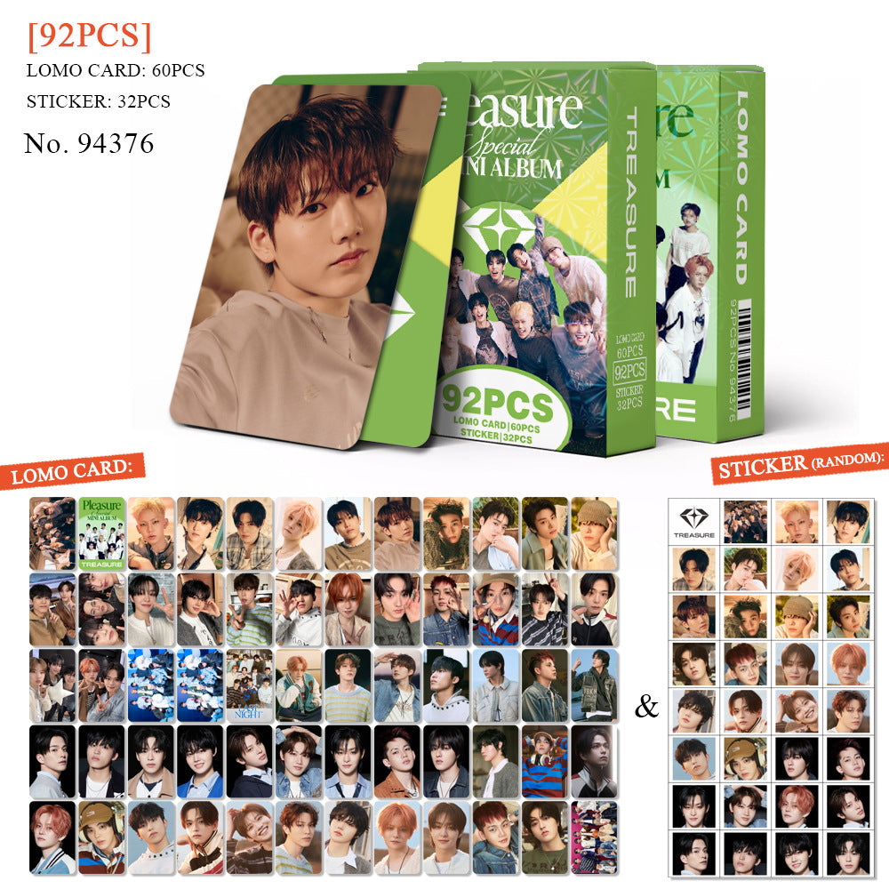 [BULK PRE-ORDER] Set of 5 From ALL BOY GROUPS Lomocard Packs (92pc)