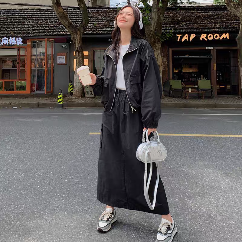 [PRE-ORDER] Korean High-End Workwear Suit Two-Piece (Jacket + Skirt)