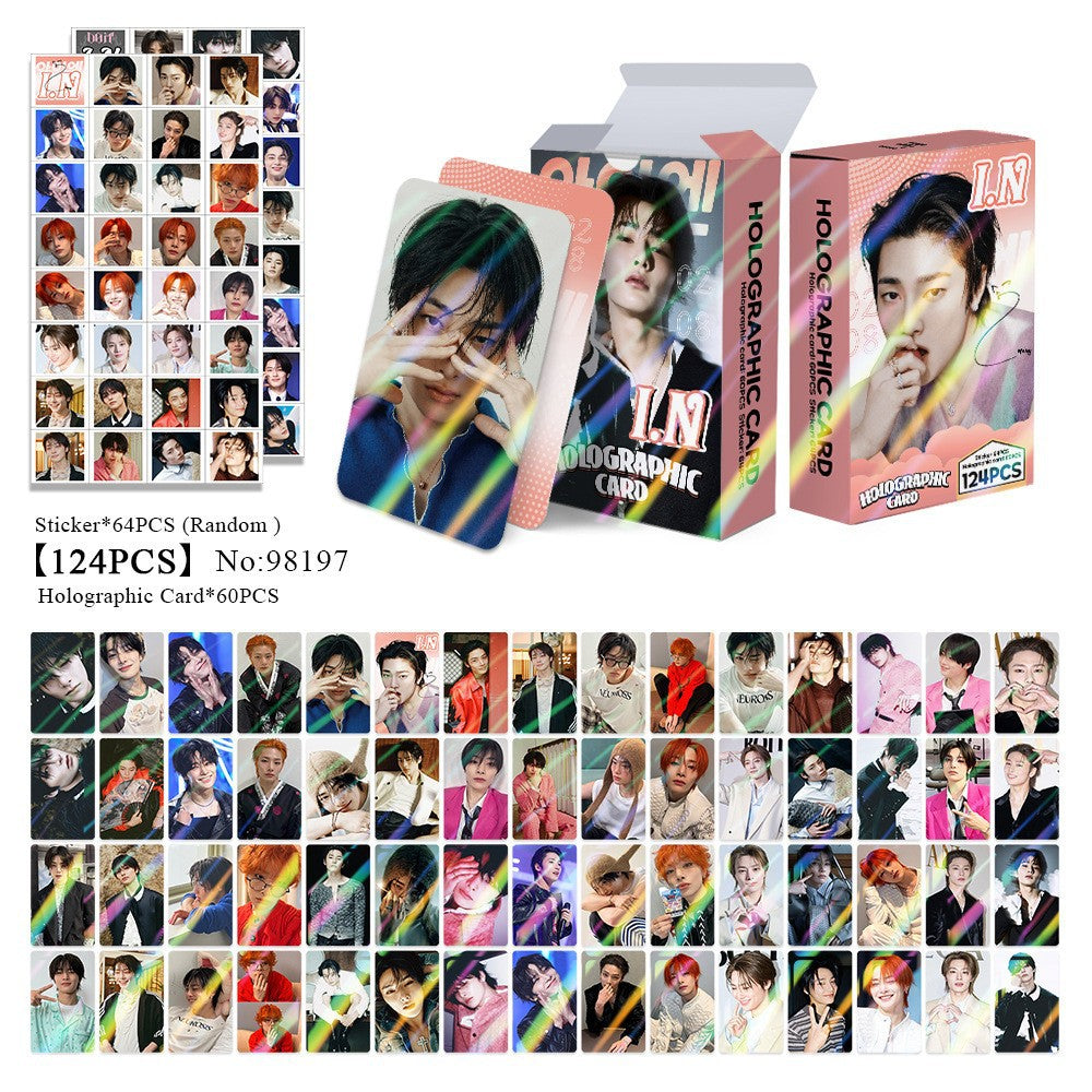 [Në Gjendje] Stray Kids I.N holographic new lomocards (124pcs)