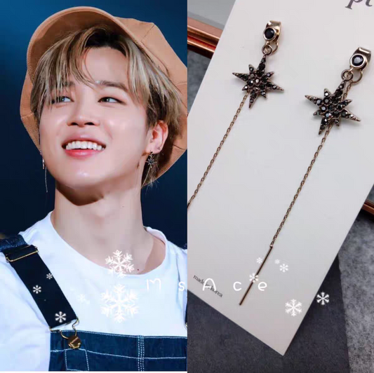 [PRE-ORDER] Concept 8 Park Jimin Osaka FM Original Star Earrings (Pair)