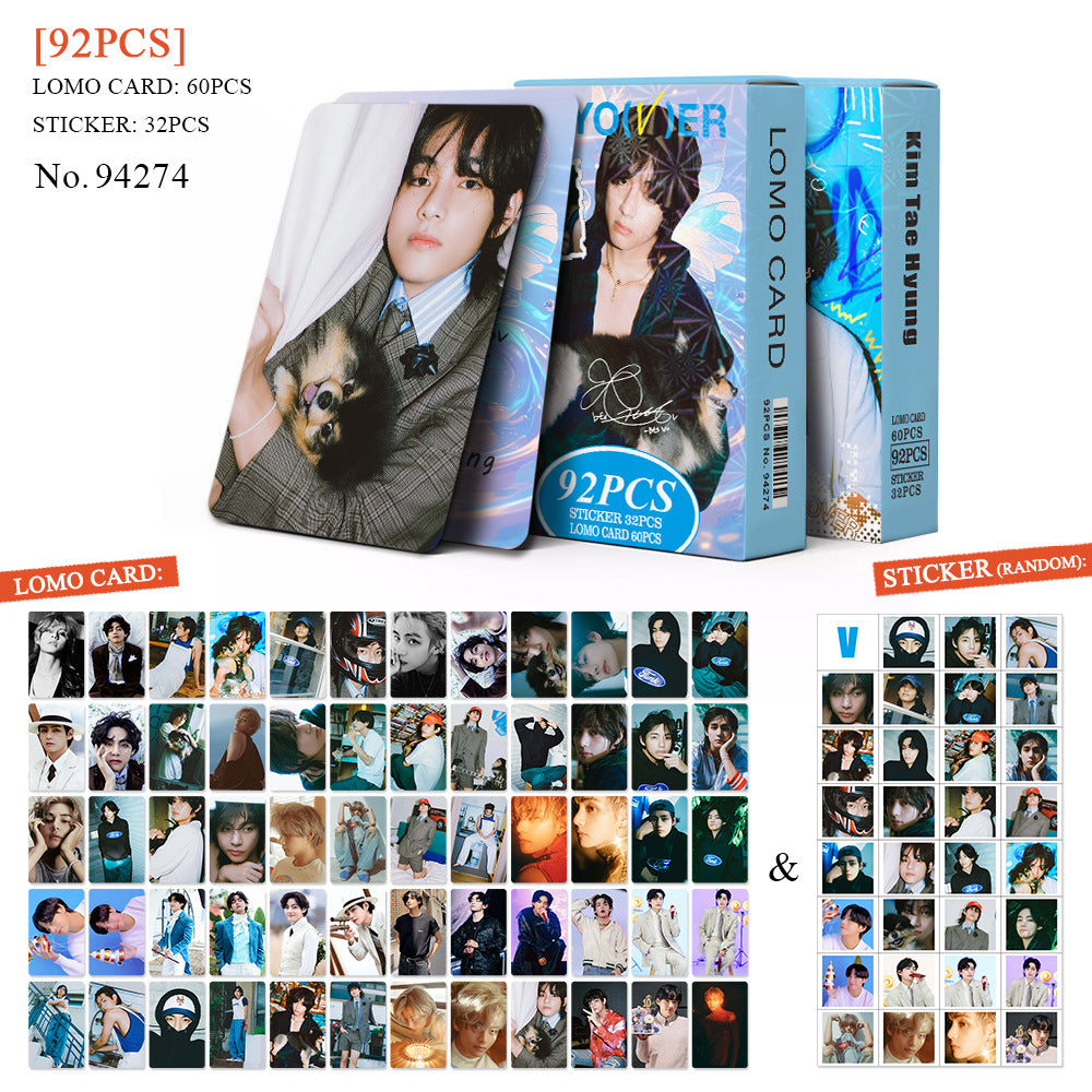 [BULK PRE-ORDER] Set of 5 From ALL BOY GROUPS Lomocard Packs (92pc)