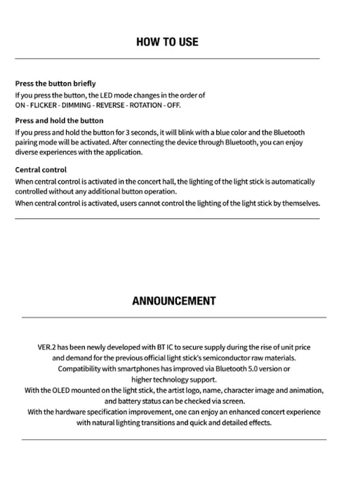 [Në Gjendje] STRAY KIDS - OFFICIAL LIGHT STICK VER.2