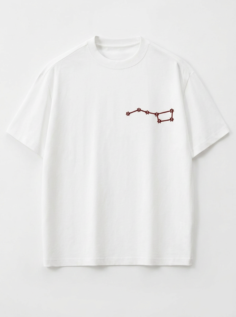 [Në Gjendje] BTS 'Into The Sun' Embroidered White T-Shirt