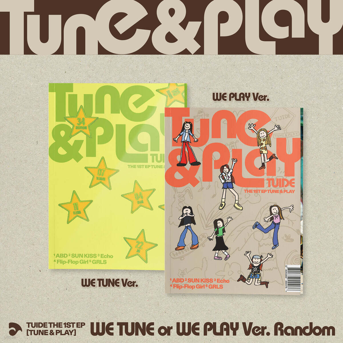 TUIDE - The 1st EP TUNE & PLAY - Album contents