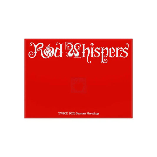 [PRE-ORDER] TWICE  – 2026 Official Season’s Greetings (RED WHISPERS)
