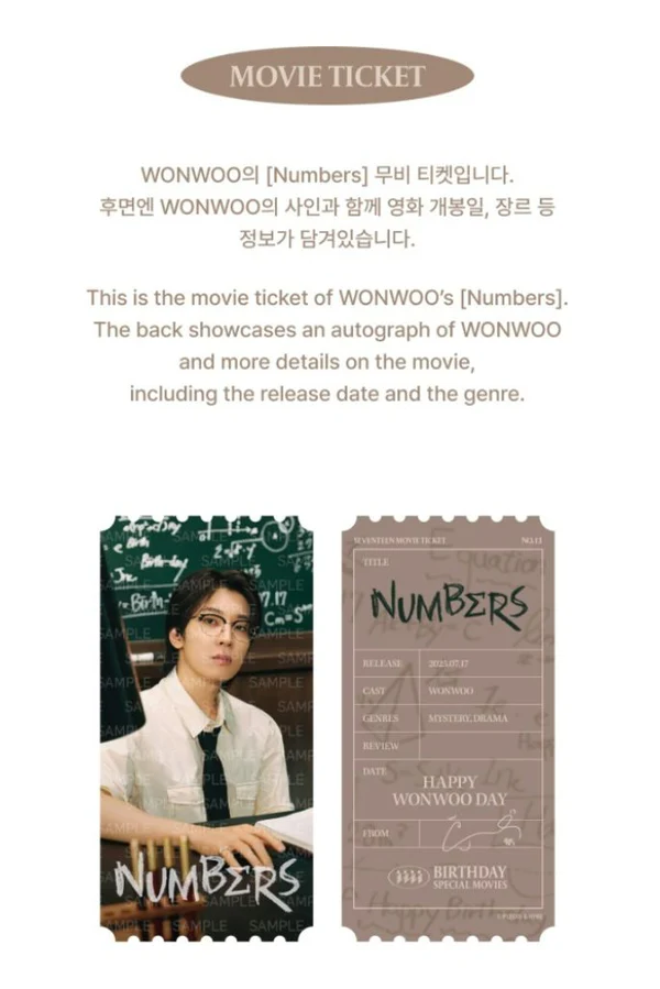 [PRE-ORDER] OFFICIAL SEVENTEEN WONWOO 'Happy Wonwoo Day' BIRTHDAY BOX VER.4