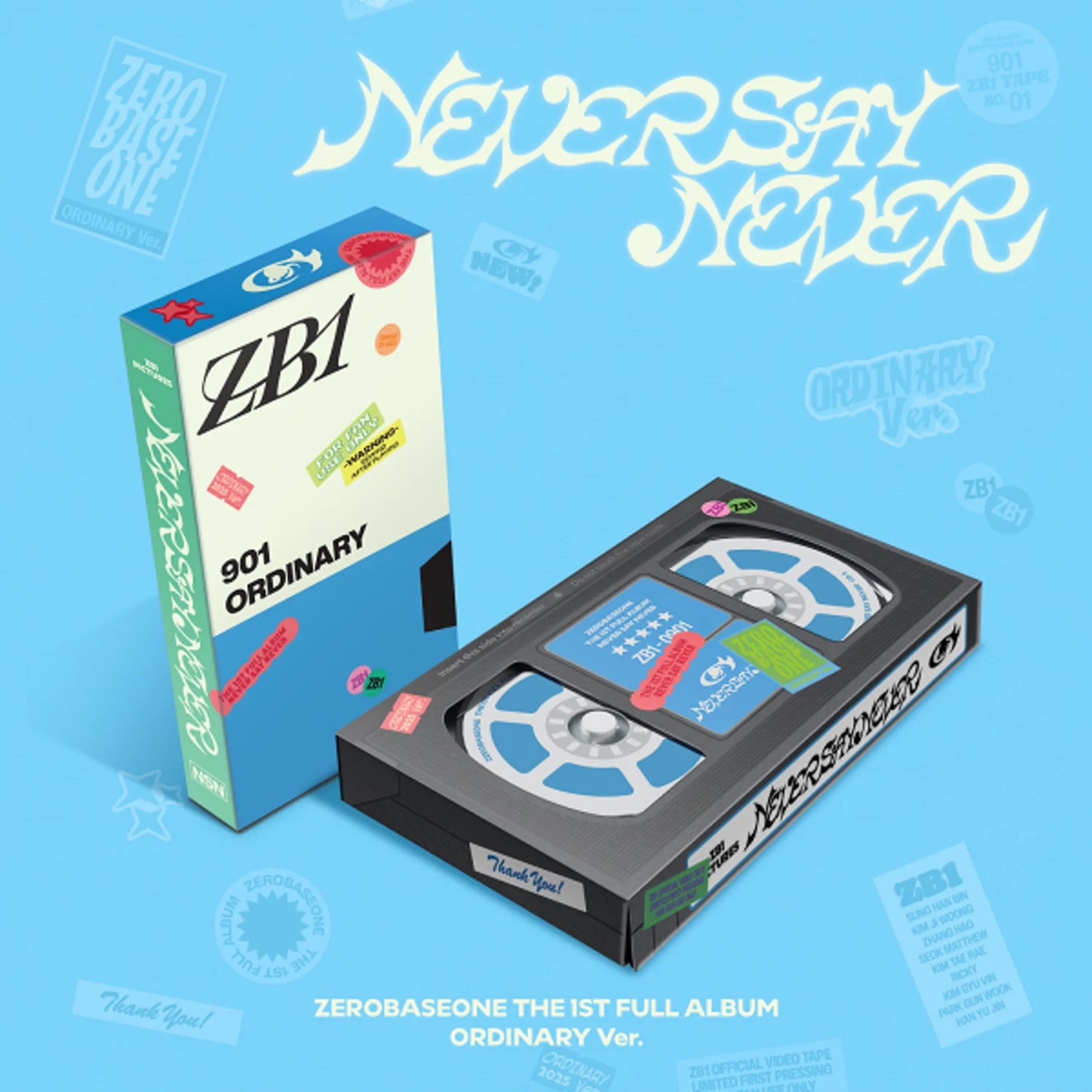 [Në Gjendje] ZEROBASEONE 'Never Say Never' Ordinary Ver. NO CD ❌