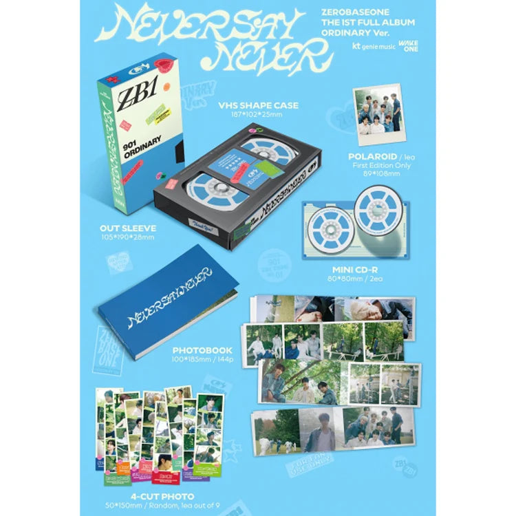 [Në Gjendje] ZEROBASEONE 'Never Say Never' Ordinary Ver. NO CD ❌